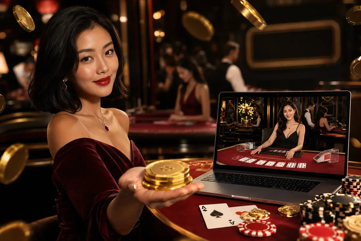 ant888 Casino meja baccarat dealer langsung